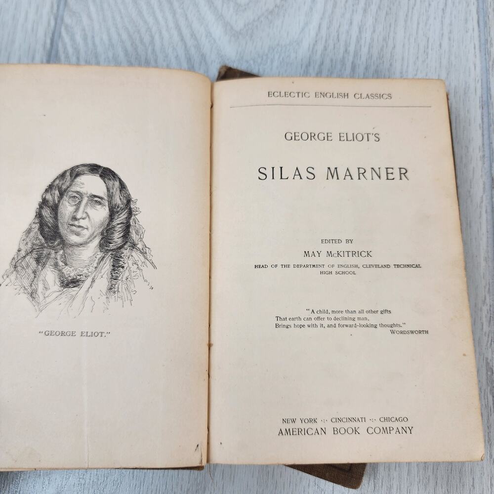 2 Antique Books: Eclectic English Classics 1911 Silas Marner & Midsummer Night's - Picture 9 of 16